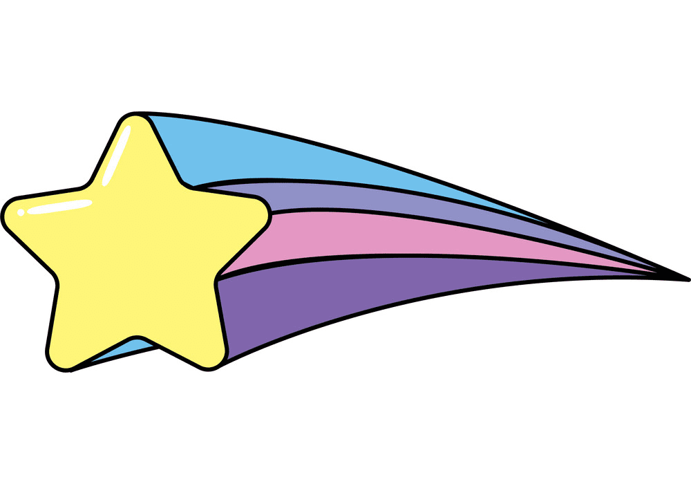 Free Shooting Star clipart png image