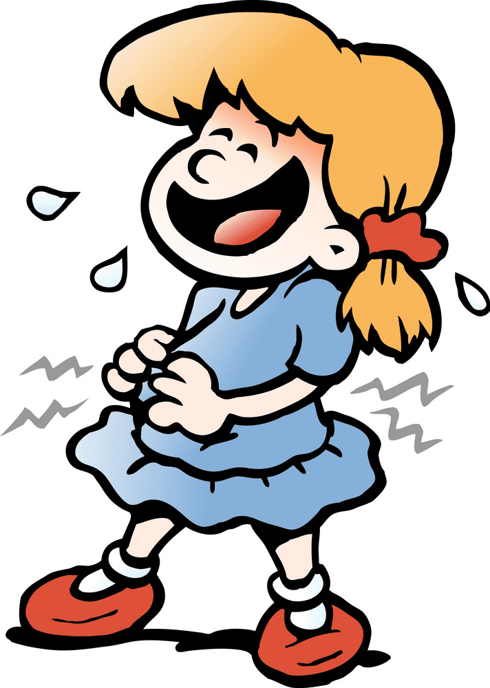 Girl Laughing clipart 3