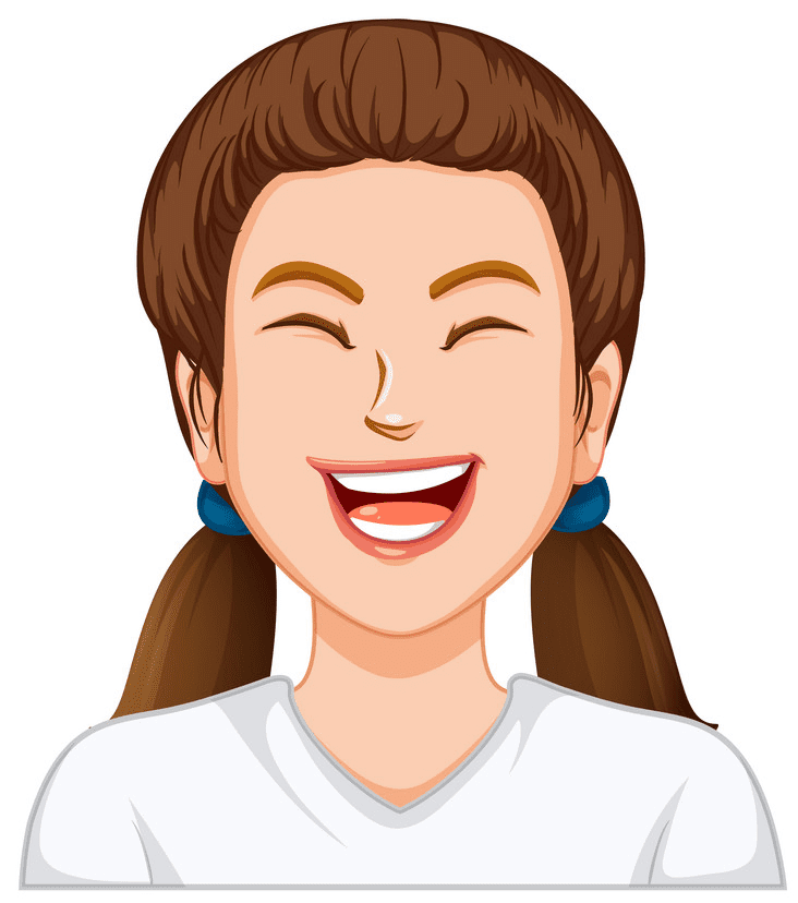 Girl Laughing clipart 5