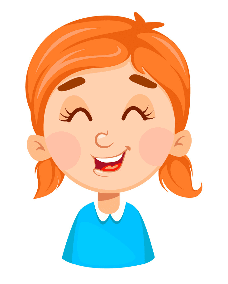 Girl Laughing clipart for free