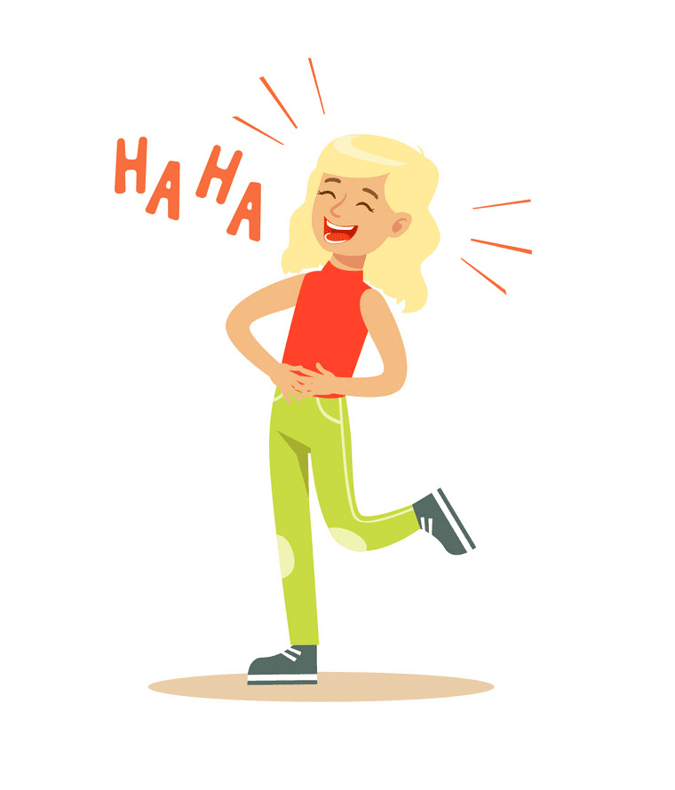 Girl Laughing clipart free images