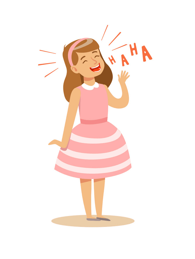 Girl Laughing clipart images