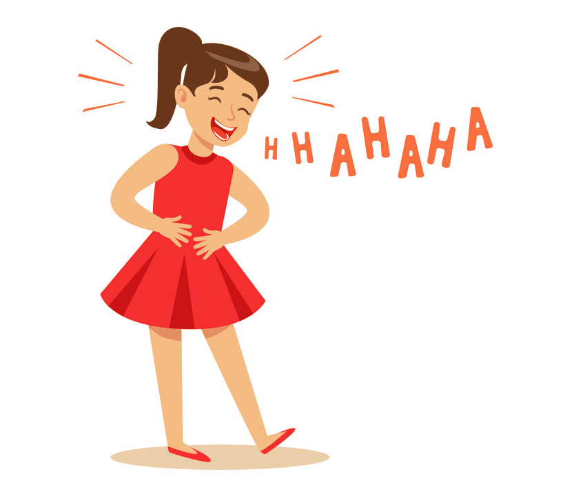 Girl Laughing clipart png images