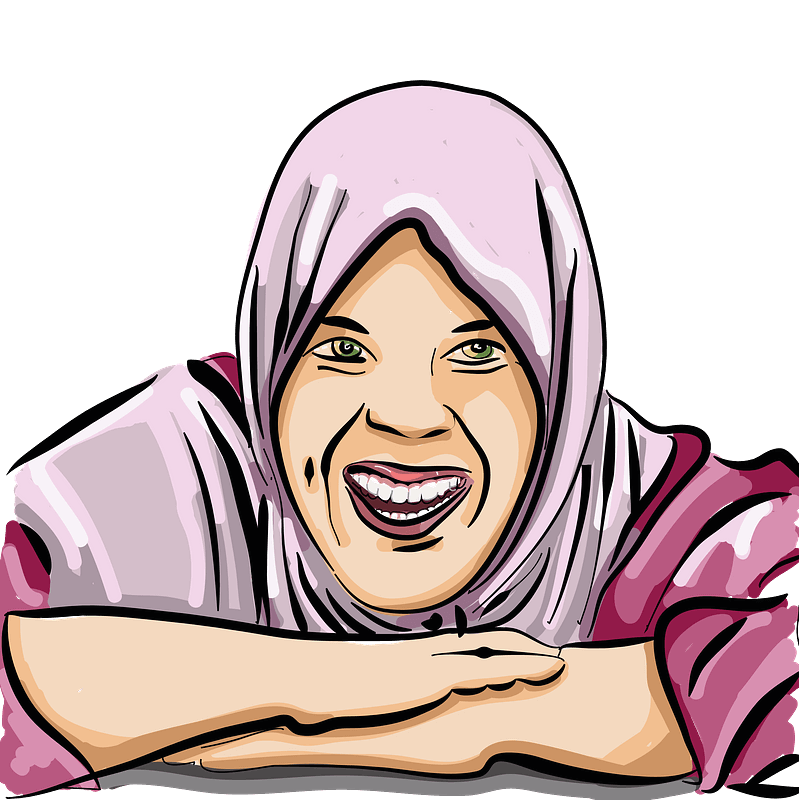 Girl Laughing clipart transparent 2