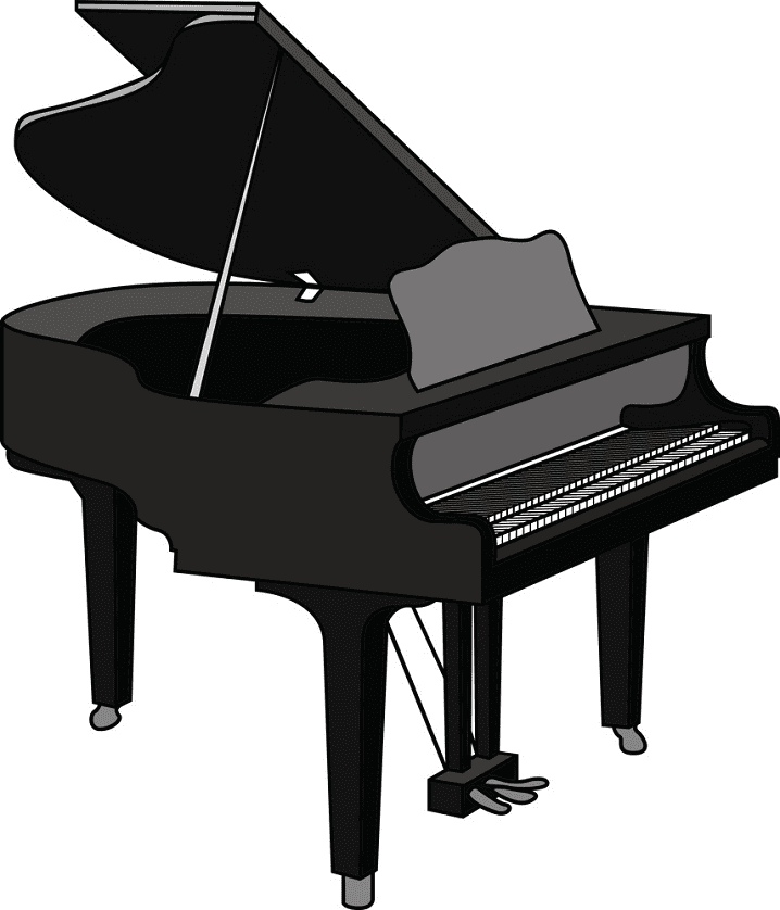 Grand Piano clipart png free