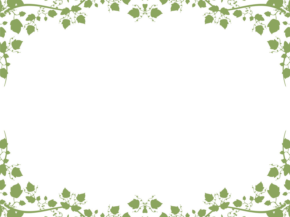 Greenery Border clipart free