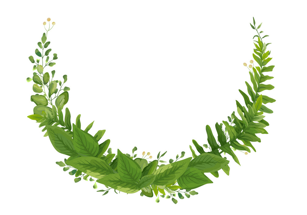 Greenery Wreath clipart 4