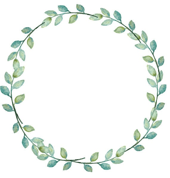 Greenery Wreath clipart 6