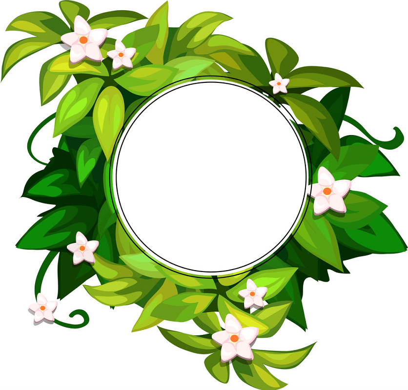 Greenery Wreath clipart free images