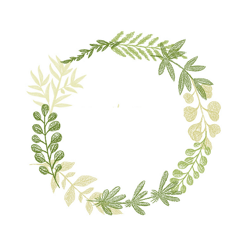 Greenery Wreath clipart