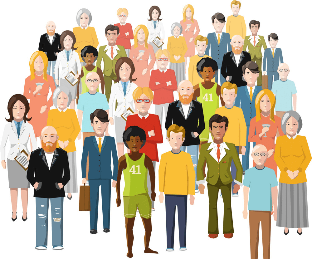 Group of People clipart png free