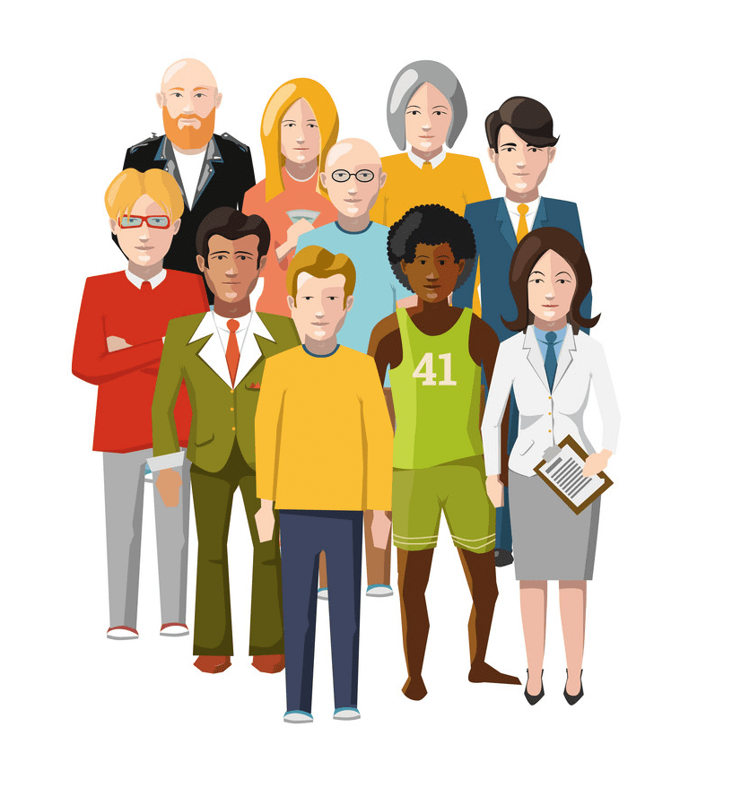 Group of People clipart png