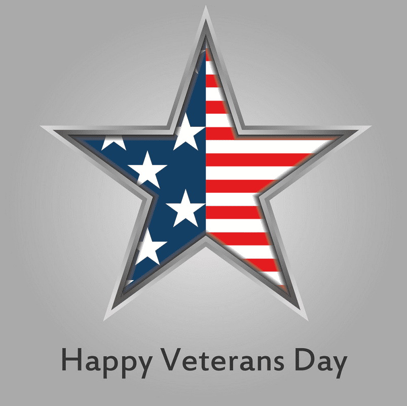 Happy Veterans Day clipart 1
