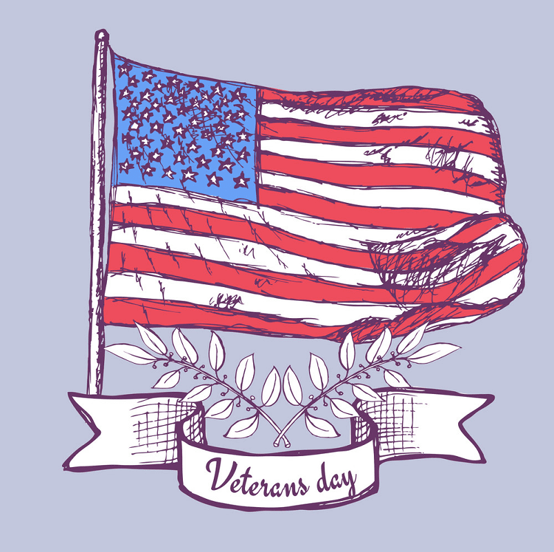 Happy Veterans Day clipart free image