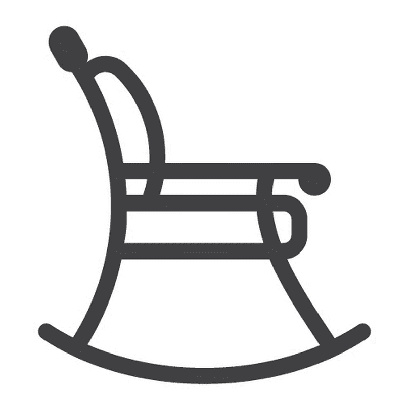 Icon Rocking Chair clipart