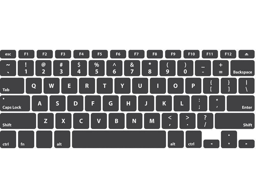 Keyboard clipart 2
