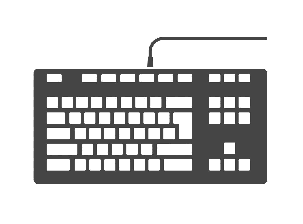 Keyboard clipart png image
