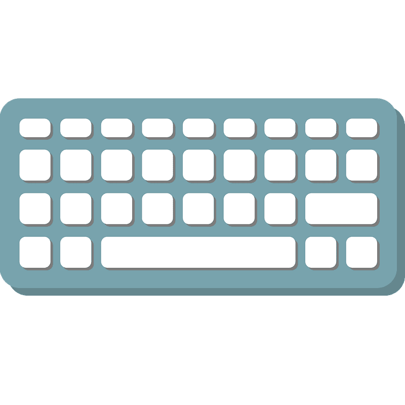 Keyboard clipart transparent 5