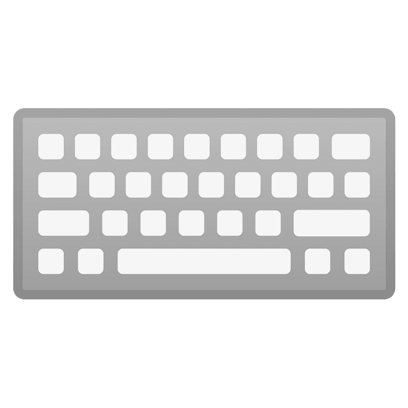 Keyboard clipart transparent 6