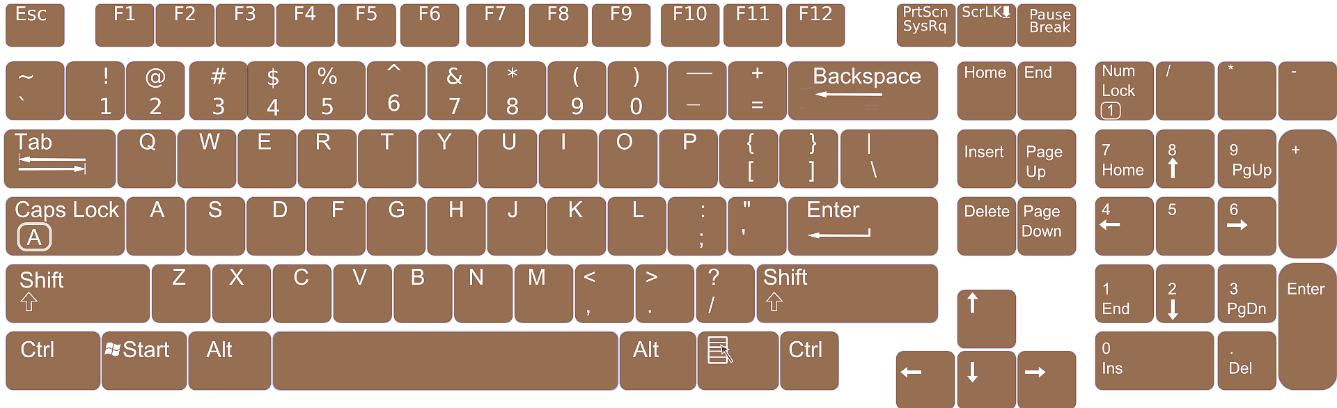 Keyboard clipart transparent background 2