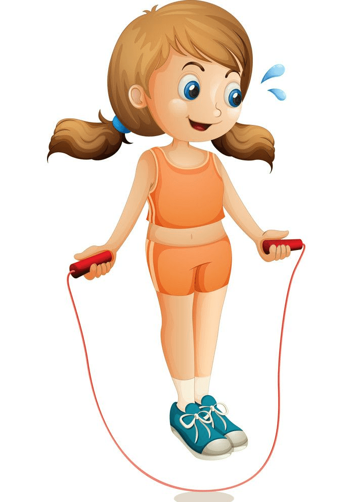 Kid Exercise clipart for free