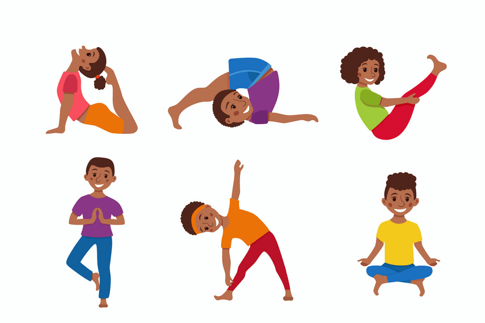 Kids Exercise clipart for free