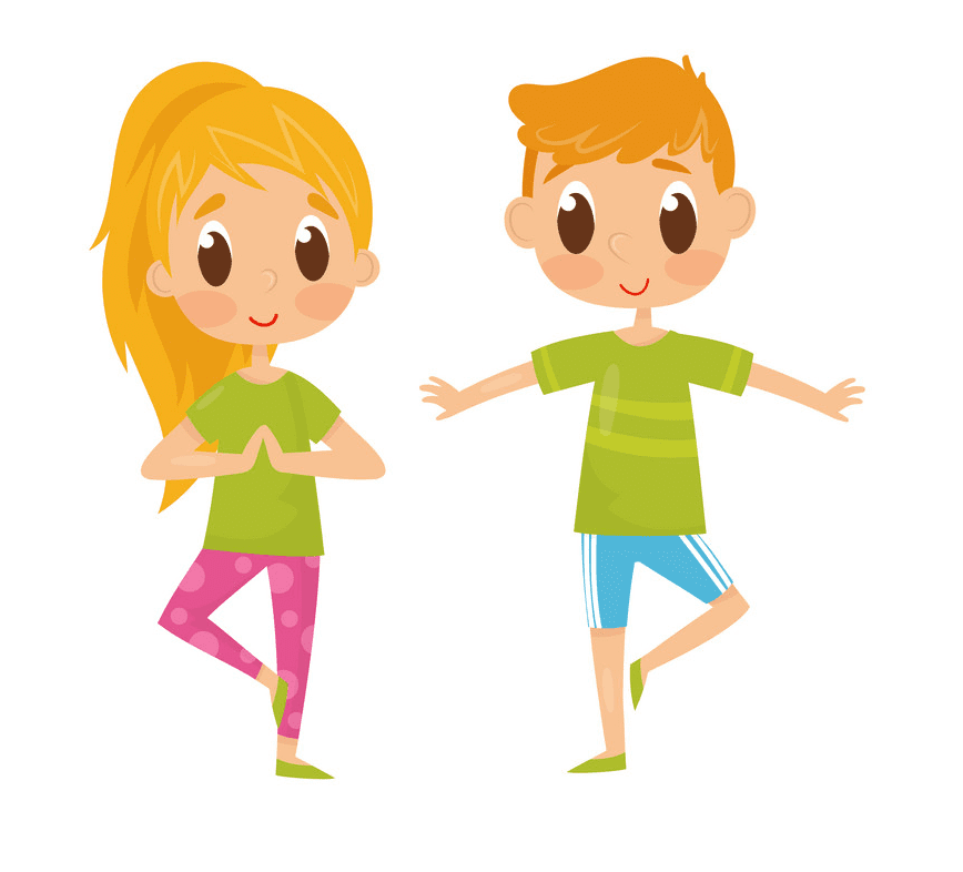 Kids Exercise clipart png free