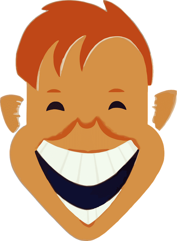 Laughing clipart transparent background 11