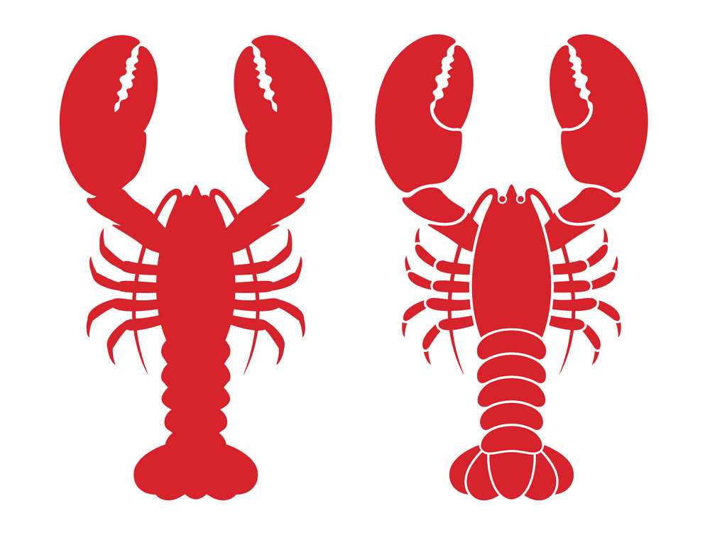 Lobsters clipart