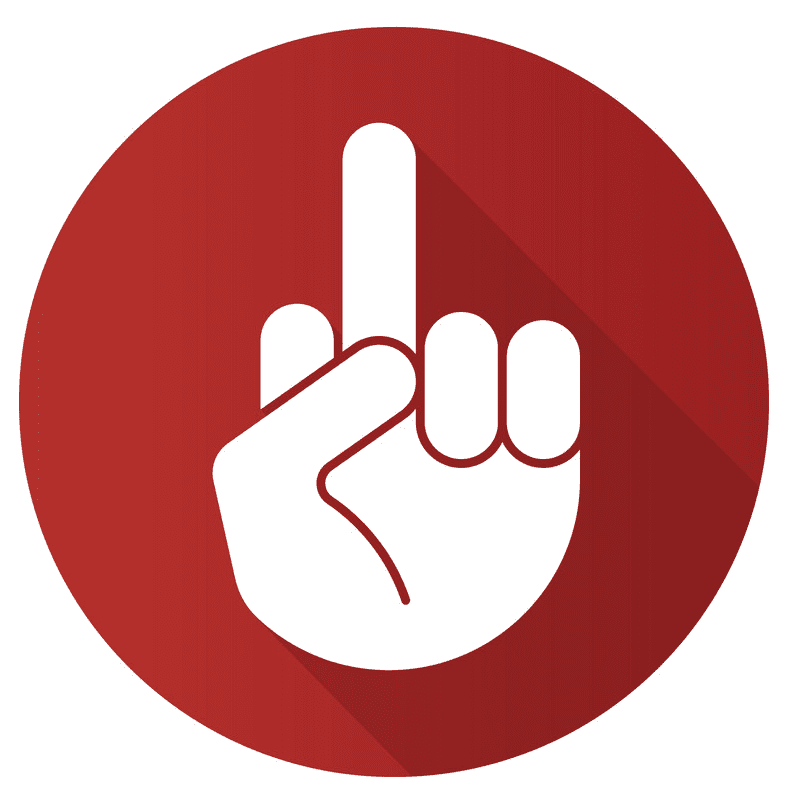 Middle Finger clipart free 4