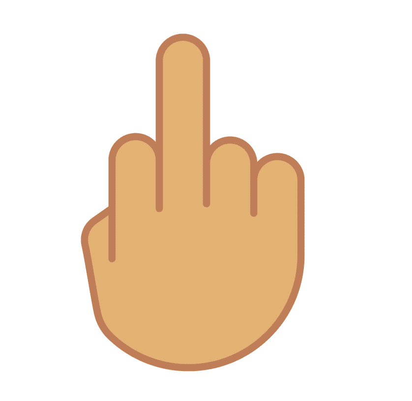 Middle Finger clipart png free