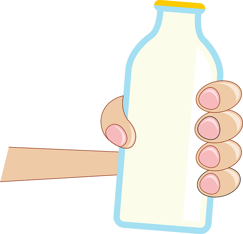 Milk clipart transparent background 10