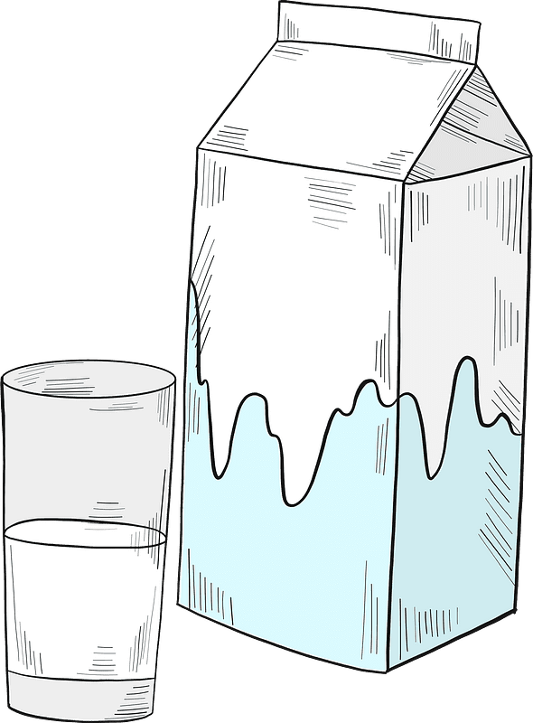 Milk clipart transparent background 8