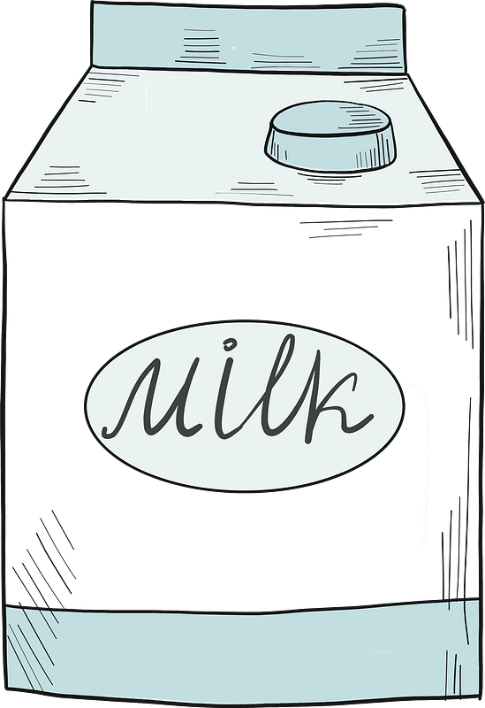 Milk clipart transparent background