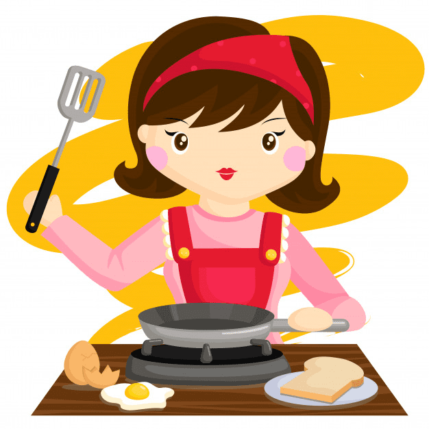 Mom Cooking clipart 1