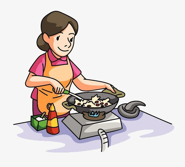 Mom Cooking clipart 3