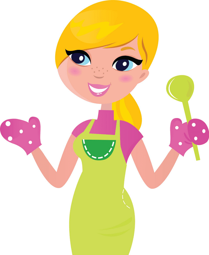 Mom Cooking clipart free image