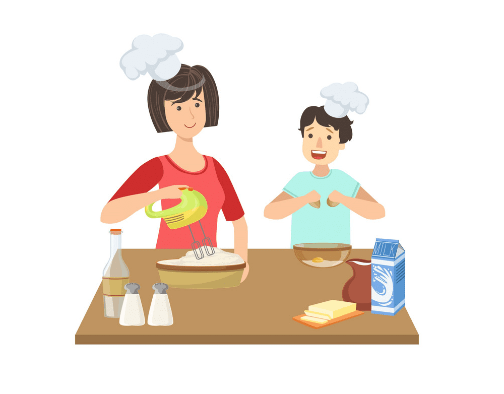 Mom Cooking clipart images