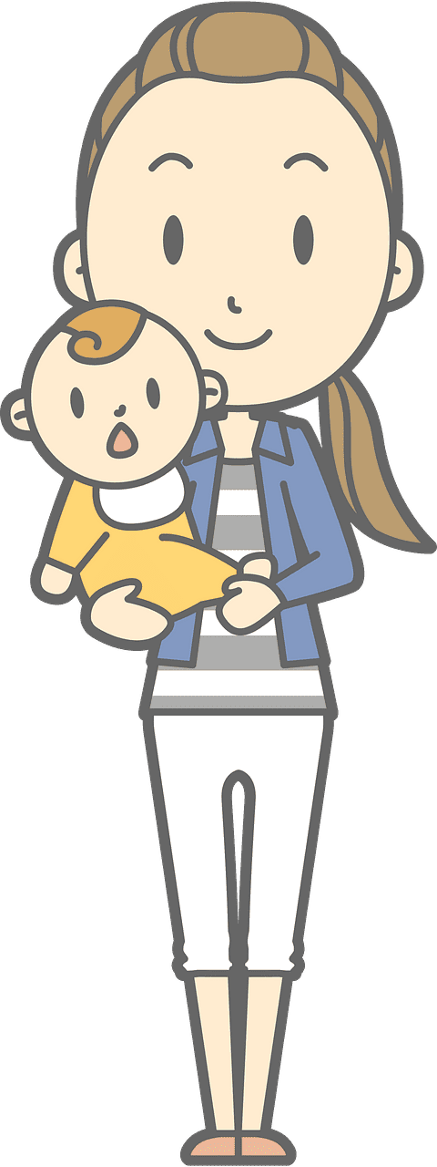 Mom and Baby clipart transparent 3