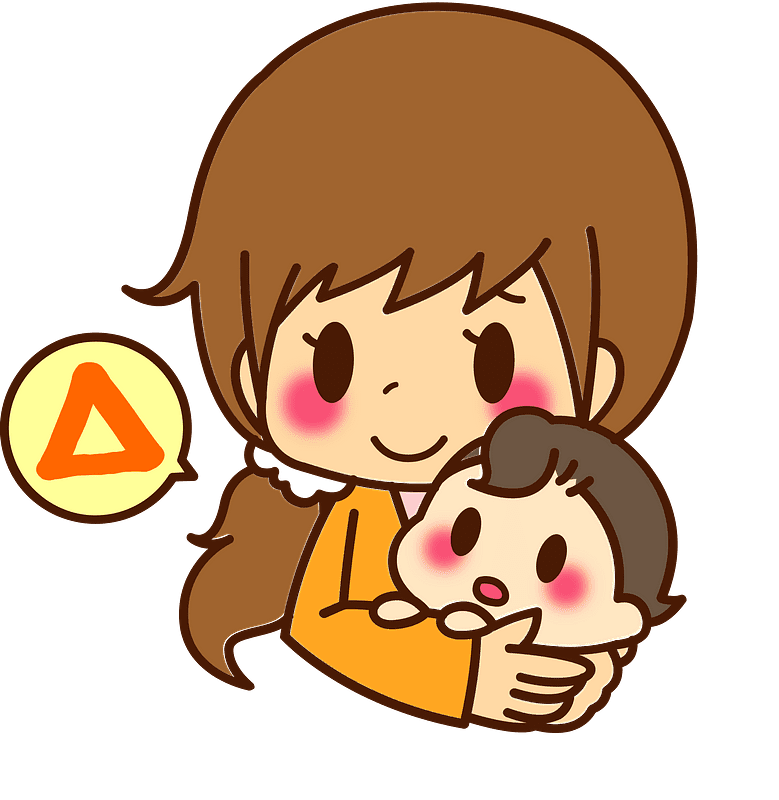 Mom and Baby clipart transparent 6