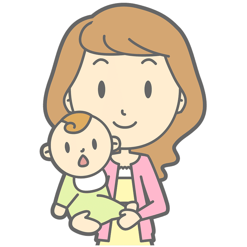 Mom and Baby clipart transparent 7