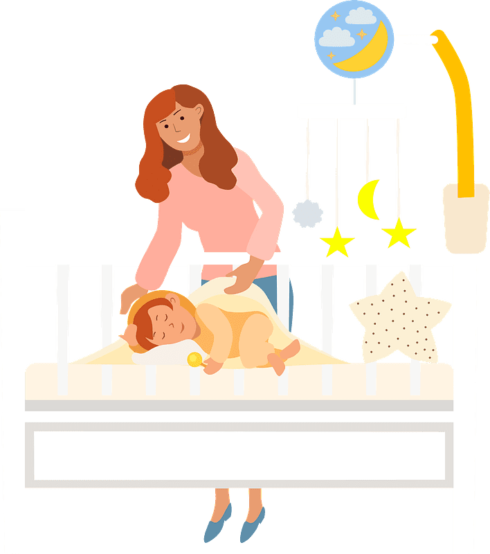 Mom and Baby clipart transparent