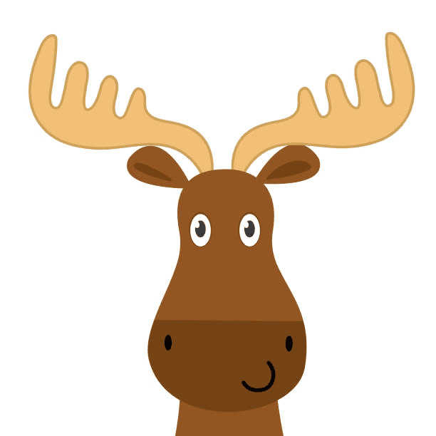 Moose Head clipart 1