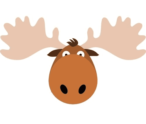 Moose Head clipart 2