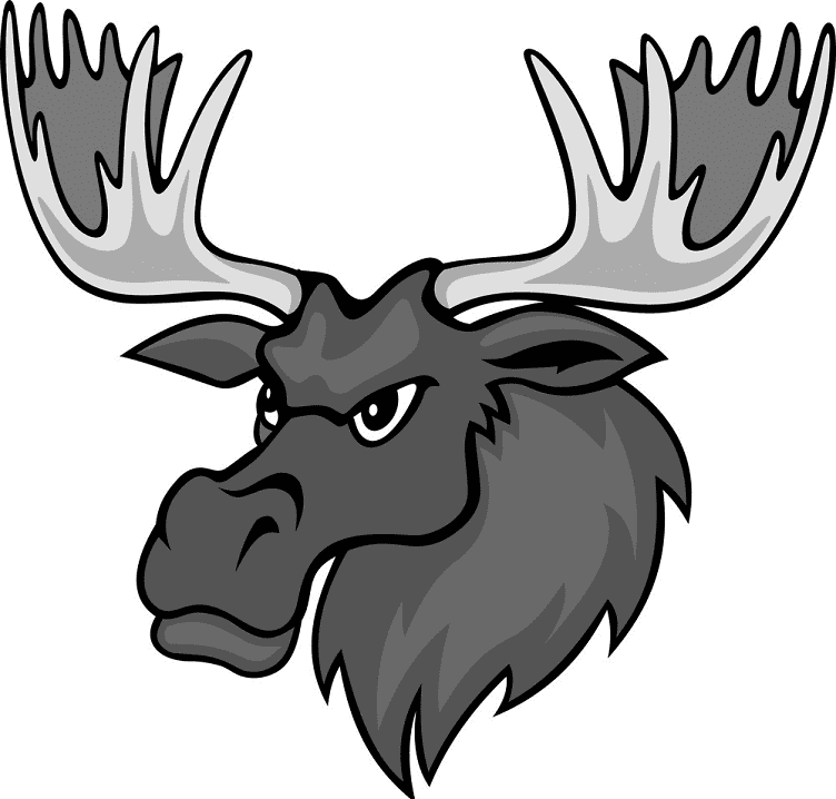 Moose Head clipart 3