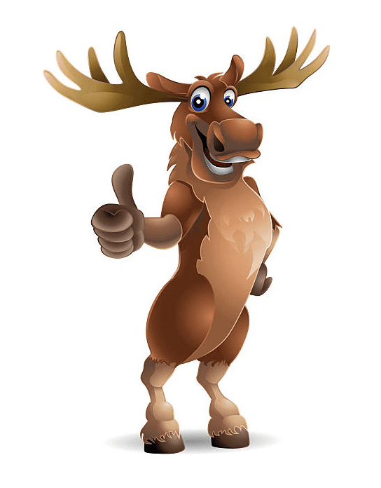Moose clipart free 4