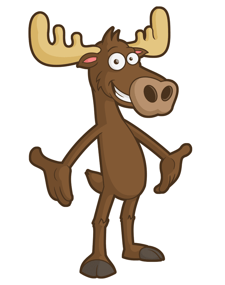 Moose clipart free 7