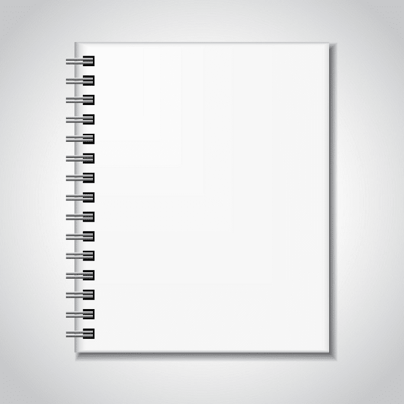 Notebook clipart free 10