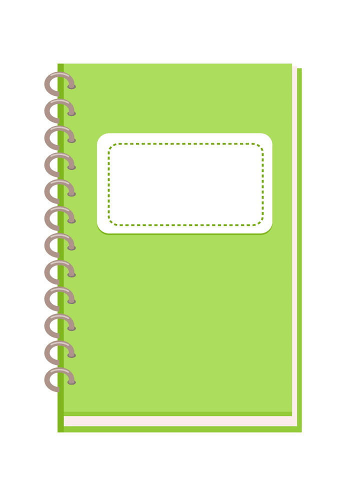 Notebook clipart free 6