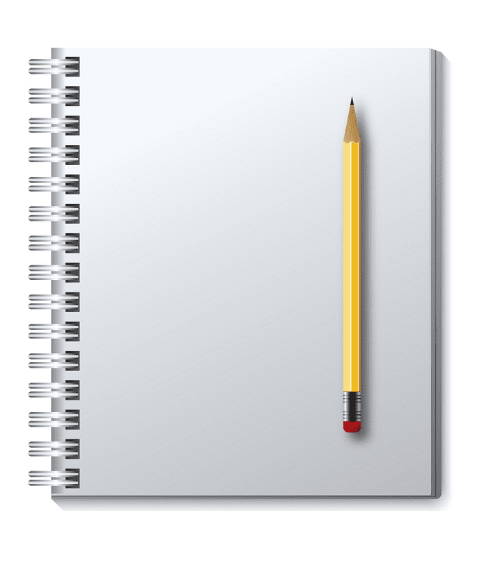 Notebook clipart free 7